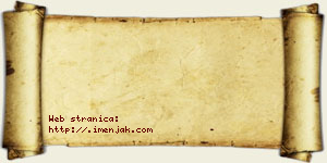 Olga Veljić vizit kartica